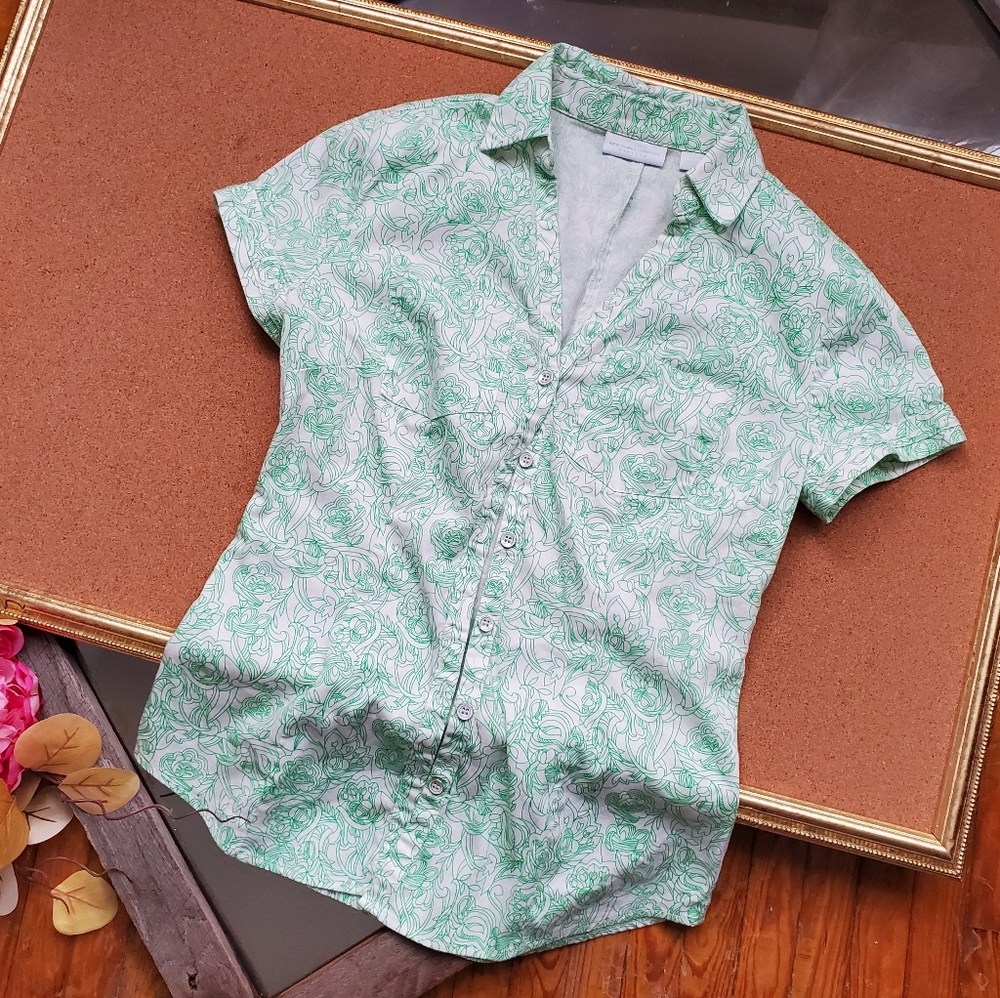 NY&Co Poplin Cotton Button Down